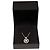 Collana Versace con pendente Medusa in smalto Ottone Argento Nero Donna 20 in - vista 2