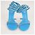 Sandali Rene Caovilla Cleo 105 Crystal Satin Aquamarine Blue Donna EU 40 - vista 8
