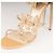 Sandali Margot Butterfly in Cristallo e Satin Oro Rene Caovilla Donna EU 39.5 D'oro - vista 9