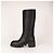 Botas altas Gucci Interlocking G Lifford de cuero negro para mujer EU 40 - vista 5