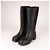 Botas altas Gucci Interlocking G Lifford de cuero negro para mujer EU 40 - vista 7