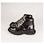 Alexander McQueen Tread Slick Schnürstiefel aus Leder Schwarz Weiß Damen EU 36.5 - Ansicht 10