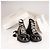 Alexander McQueen Tread Slick Schnürstiefel aus Leder Schwarz Weiß Damen EU 36.5 - Ansicht 2