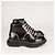 Alexander McQueen Tread Slick Schnürstiefel aus Leder Schwarz Weiß Damen EU 36.5 - Ansicht 5