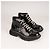 Alexander McQueen Tread Slick Schnürstiefel aus Leder Schwarz Weiß Damen EU 36.5 - Ansicht 7