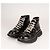 Alexander McQueen Tread Slick Schnürstiefel aus Leder Schwarz Weiß Damen EU 36.5 - Ansicht 9