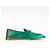 Mocassini Gucci Brixton Crystal Horsebit in raso di seta verde da donna EU 36.5 - vista 3