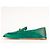 Mocassini Gucci Brixton Crystal Horsebit in raso di seta verde da donna EU 36.5 - vista 4