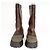 Botas de cuero con forro de shearling Monolith Prada Bruciato Brown Mujer EU 37 Castaño Verde oliva - vista 8