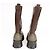Botas de cuero con forro de shearling Monolith Prada Bruciato Brown Mujer EU 37 Castaño Verde oliva - vista 9
