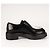 Sneaker con lacci in pelle spazzolata Diapason Prada Nero Bianco Donna EU 37 - vista 3