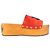 Sandali Gucci Adidas x Gucci GG Platform in cotone rosso Donna EU 39
