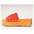 Sandali Gucci Adidas x Gucci GG Platform in cotone rosso Donna EU 39 - vista 5