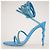 Sandali Margot in raso con cristalli Rene Caovilla Blue Donna EU 39 - vista 5