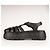 Sandali con piattaforma EVA Miu Miu Cage in gomma Nero Donna EU 40 - vista 4
