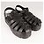 Sandali con piattaforma EVA Miu Miu Cage in gomma Nero Donna EU 40 - vista 8