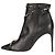 Stivaletti in pelle decorati con cristalli Freda Rene Caovilla Nero Donna EU 40 - vista 3