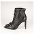 Stivaletti in pelle decorati con cristalli Freda Rene Caovilla Nero Donna EU 40 - vista 6