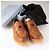 Mocassini Prada Chocolate Leather Cognac Donna EU 40 - vista 2