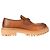 Mocassini Prada Chocolate Leather Cognac Donna EU 40 - vista 3