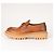 Mocassini Prada Chocolate Leather Cognac Donna EU 40 - vista 4