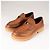 Mocassini Prada Chocolate Leather Cognac Donna EU 40 - vista 9