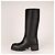 Botas altas de cuero Gucci Trip Interlocking G Black Mujer EU 40.5 US 10.5 Negro - vista 4