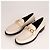 Mocassino Gucci con placca logo Cara in pelle Mystic White Donna EU 41 - vista 6