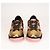 Sneaker basse Gucci in ecopelle Oro Nero Rosa Donna EU 36.5 D'oro - vista 8