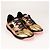 Sneaker basse Gucci in ecopelle Oro Nero Rosa Donna EU 36.5 D'oro - vista 9