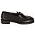 Mocassini in pelle spazzolata non foderati Prada Black Donna EU 37.5 Nero