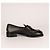 Mocassini in pelle spazzolata non foderati Prada Black Donna EU 37.5 Nero - vista 3