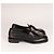 Mocassini in pelle spazzolata non foderati Prada Black Donna EU 37.5 Nero - vista 6