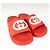 Sandali Gucci Slide Interlocking G in gomma Maple Red da uomo EU 42 US 8.5 Rosso - vista 7