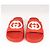 Sandali Gucci Slide Interlocking G in gomma Maple Red da uomo EU 42 US 8.5 Rosso - vista 8