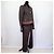 Kenzo Tailleur Pantalone Marrone Gessato - vista 11