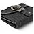Cartera tríptico Christian Dior en negro - vista 4