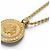 Collana Christian Dior placcata oro con strass D'oro - vista 3