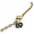 Collana Christian Dior placcata oro con strass D'oro - vista 4