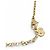Collana Christian Dior placcata oro con strass D'oro - vista 7