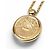 Collana Christian Dior placcata oro con strass D'oro - vista 8