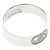 Hermès Hermes H D'ancre Ring mit Diamanten Silber - Ansicht 9