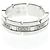 Cartier Tank Française Ring mit halben Diamanten Silber - Ansicht 4
