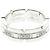 Cartier Tank Française Ring mit halben Diamanten Silber - Ansicht 5