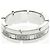 Cartier Tank Française Ring mit halben Diamanten Silber - Ansicht 7