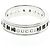 Gucci Scroll Ring aus 18K Weißgold Silber