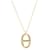 Hermès Collier pendentif Chaine d'Ancre en or rose Hermes Doré  - vue 2
