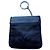 Chanel Cartera de lona negra con logo CC Negro