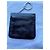 Chanel Cartera de lona negra con logo CC Negro - vista 3