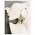 Orecchini a cerchio Dolce & Gabbana con croci e cristalli Nero Silver hardware - vista 2